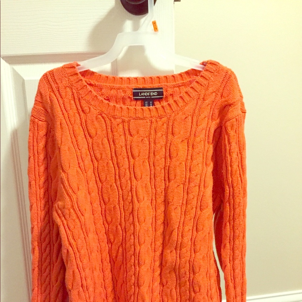 Orange sweater